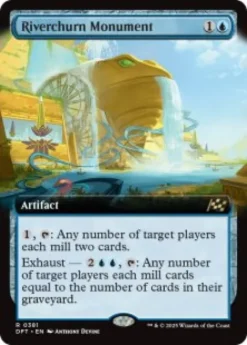 Riverchurn Monument (#381) (foil) (extended art) - Aetherdrift Varianten