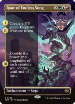 Roar of Endless Song (borderless) - Tarkir: Dragonstorm Varianten