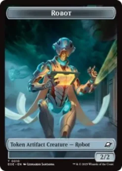Robot token (foil) (2/2) - Edge of Eternities