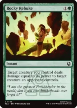 Rocky Rebuke (foil) - Avatar: The Last Airbender