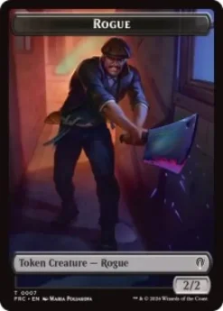 Rogue token (foil) (2/2) - Reality Fracture Commander