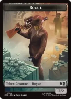 Rogue token (#09) (2/2) - Marvel Super Heroes Commander
