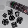 Role Playing Dice Set Black Fog (7-delig)