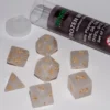 Role Playing Dice Set Frozen White (7-delig)