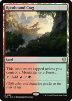Rootbound Crag - Lorwyn Eclipsed Commander
