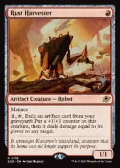 Rust Harvester (foil) - Edge of Eternities Planeswalker Stamped