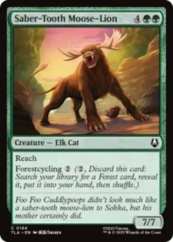 Saber-Tooth Moose-Lion (foil) - Avatar: The Last Airbender