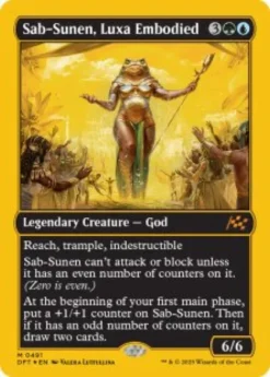 Sab-Sunen, Luxa Embodied (#491) (first-place foil) - Aetherdrift First-Place Box Toppers