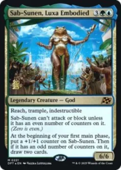 Sab-Sunen, Luxa Embodied (foil) - Aetherdrift Prerelease Promo's