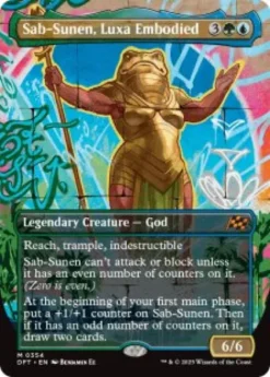 Sab-Sunen, Luxa Embodied (#354) (foil) (borderless) - Aetherdrift Varianten