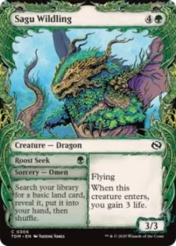 Sagu Wildling (foil) (showcase) - Tarkir: Dragonstorm Varianten