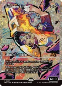 Salvation Engine (#407) (fracture foil) (showcase) - Aetherdrift Varianten
