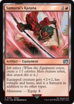 Samurai's Katana (foil) - Final Fantasy