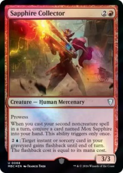 Sapphire Collector (foil) - Mystery Booster Commander Edition