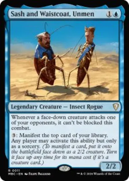 Sash and Waistcoat, Unmen - Mystery Booster Commander Edition