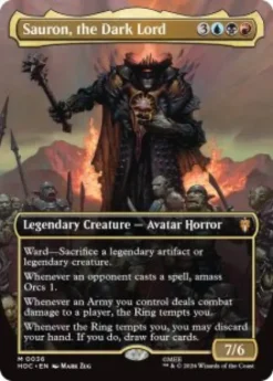 Sauron, the Dark Lord (#36) (borderless) - The Hobbit Eternal