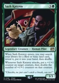 Sazh Katzroy (foil) - Final Fantasy Prerelease Promo's