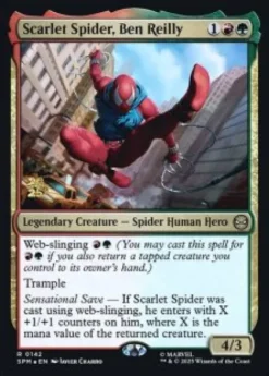 Scarlet Spider, Ben Reilly (foil) - Marvel's Spider-Man Prerelease Promo's