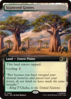 Scattered Groves (extended art) - Marvel Super Heroes Commander Varianten