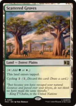 Scattered Groves (surge foil) - Marvel Super Heroes Commander