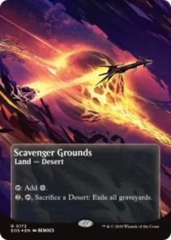 Scavenger Grounds (#172) (galaxy foil) (borderless) - Edge of Eternities Stellar Sights