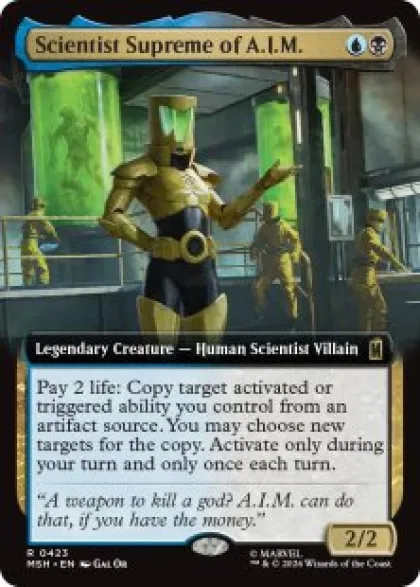 Scientist Supreme of A.I.M. (extended art) - Marvel Super Heroes Varianten