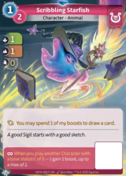 Scribbling Starfish (F) - altered whispers 3