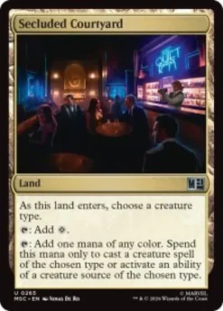 Secluded Courtyard (surge foil) - Marvel Super Heroes Commander