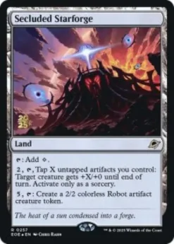 Secluded Starforge (foil) - Edge of Eternities prerelease Promo's