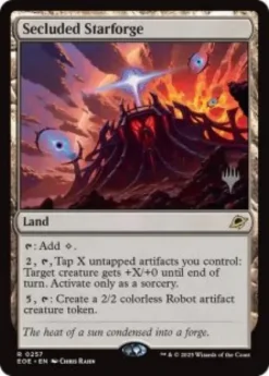 Secluded Starforge (foil) - Edge of Eternities Planeswalker Stamped