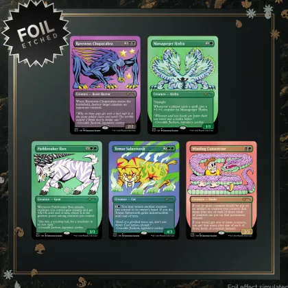 Secret Lair Drop Series: Crocodile Jackson's Monstrous Menagerie (foil-etched)