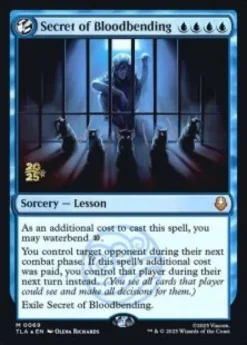 Secret of Bloodbending (foil) - Avatar: The Last Airbender Prerelease Promo's