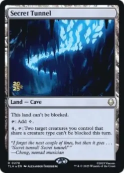 Secret Tunnel (foil) - Avatar: The Last Airbender Prerelease Promo's