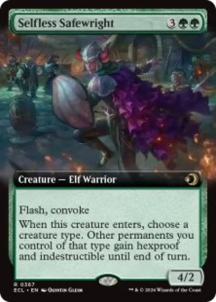 Selfless Safewright (#367) (extended art) - Lorwyn Eclipsed Varianten