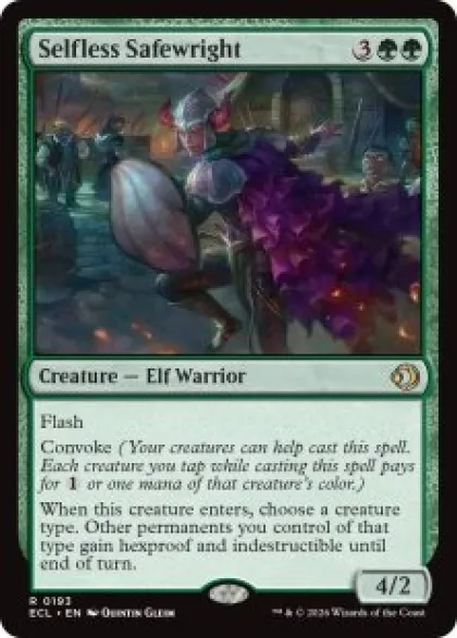 Selfless Safewright (foil) - Lorwyn Eclipsed