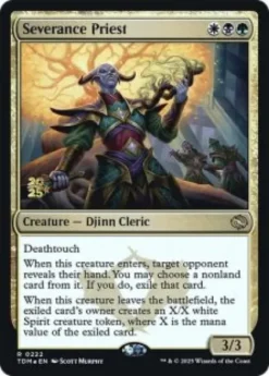 Severance Priest (foil) - Tarkir: Dragonstorm Prerelease Promo's