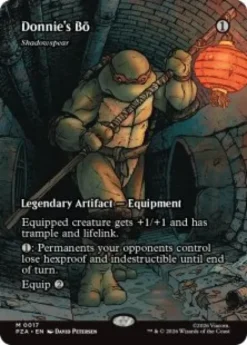 Shadowspear (foil) (borderless) - Teenage Mutant Ninja Turtles Source Material Cards