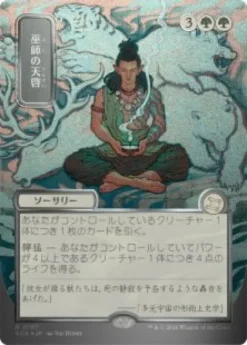 Shamanic Revelation (#187) (silver foil) (showcase) (Japanese) - Secrets of Strixhaven Mystical Archive