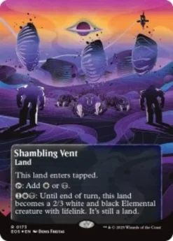 Shambling Vent (#173) (galaxy foil) (borderless) - Edge of Eternities Stellar Sights