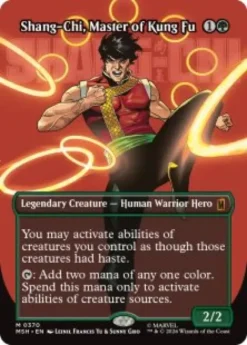 Shang-Chi, Master of Kung Fu (#370) (borderless) - Marvel Super Heroes Varianten