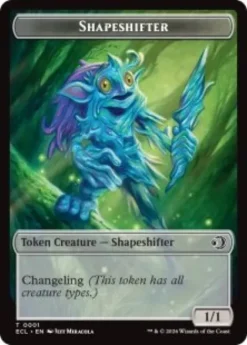 Shapeshifter token (foil) (1/1) - Lorwyn Eclipsed