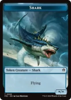 Shark token (*/*) - Reality Fracture Commander