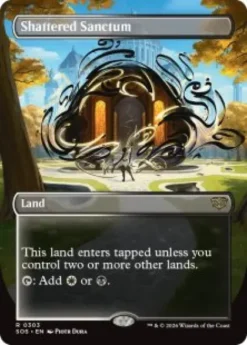 Shattered Sanctum (foil) (borderless) - Secrets of Strixhaven Varianten
