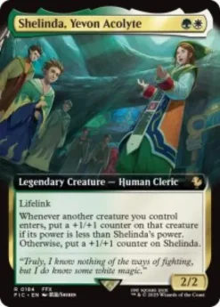 Shelinda, Yevon Acolyte (foil) (extended art) - Final Fantasy Commander Varianten