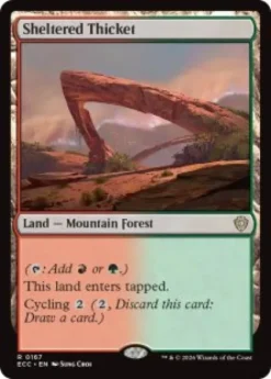 Sheltered Thicket - Lorwyn Eclipsed Commander