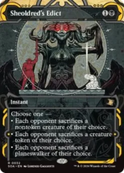 Sheoldred's Edict (#032) (showcase) - Secrets of Strixhaven Mystical Archive