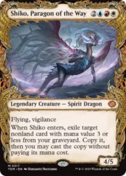 Shiko, Paragon of the Way (#317) (foil) (showcase) - Tarkir: Dragonstorm Varianten