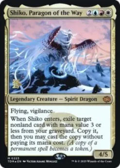 Shiko, Paragon of the Way (foil) - Tarkir: Dragonstorm Prerelease Promo's