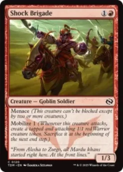 Shock Brigade (foil) - Tarkir: Dragonstorm