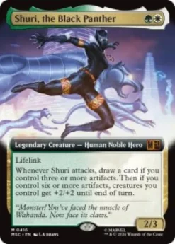 Shuri, the Black Panther (extended art) - Marvel Super Heroes Commander Varianten